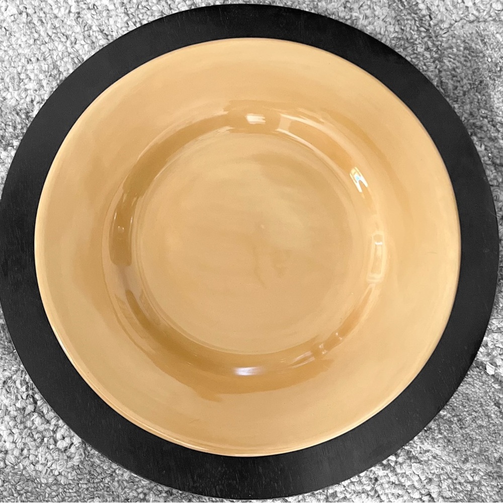 Pottery Barn Sausalito Plate, Amber 12-3/8”